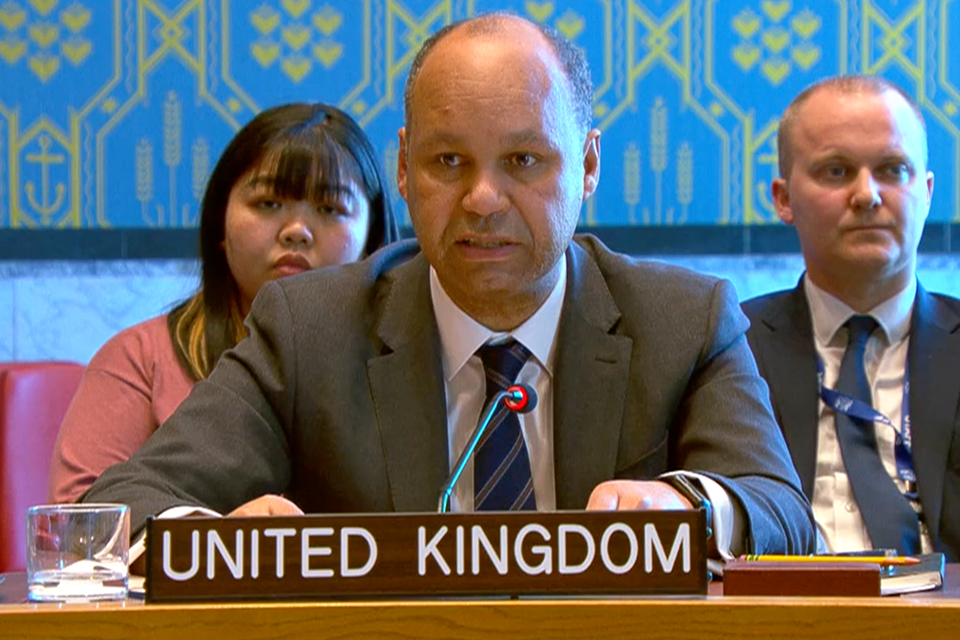 The UK unequivocally condemns the Taliban’s ban on girls' education in Afghanistan: UK statement at the UN Security Council