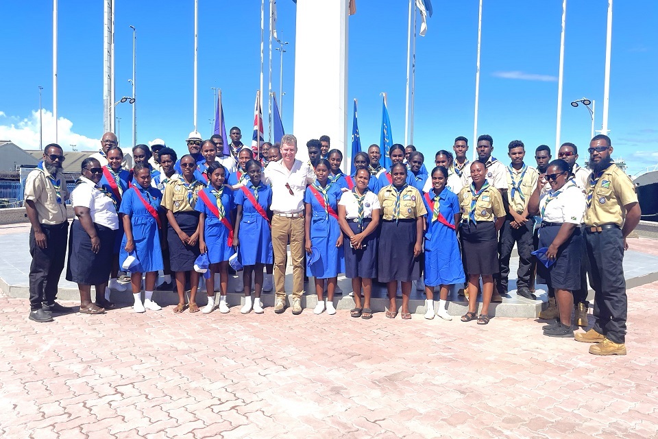 New look to the Honiara Commonwealth Walkway unveiled with medal plinths